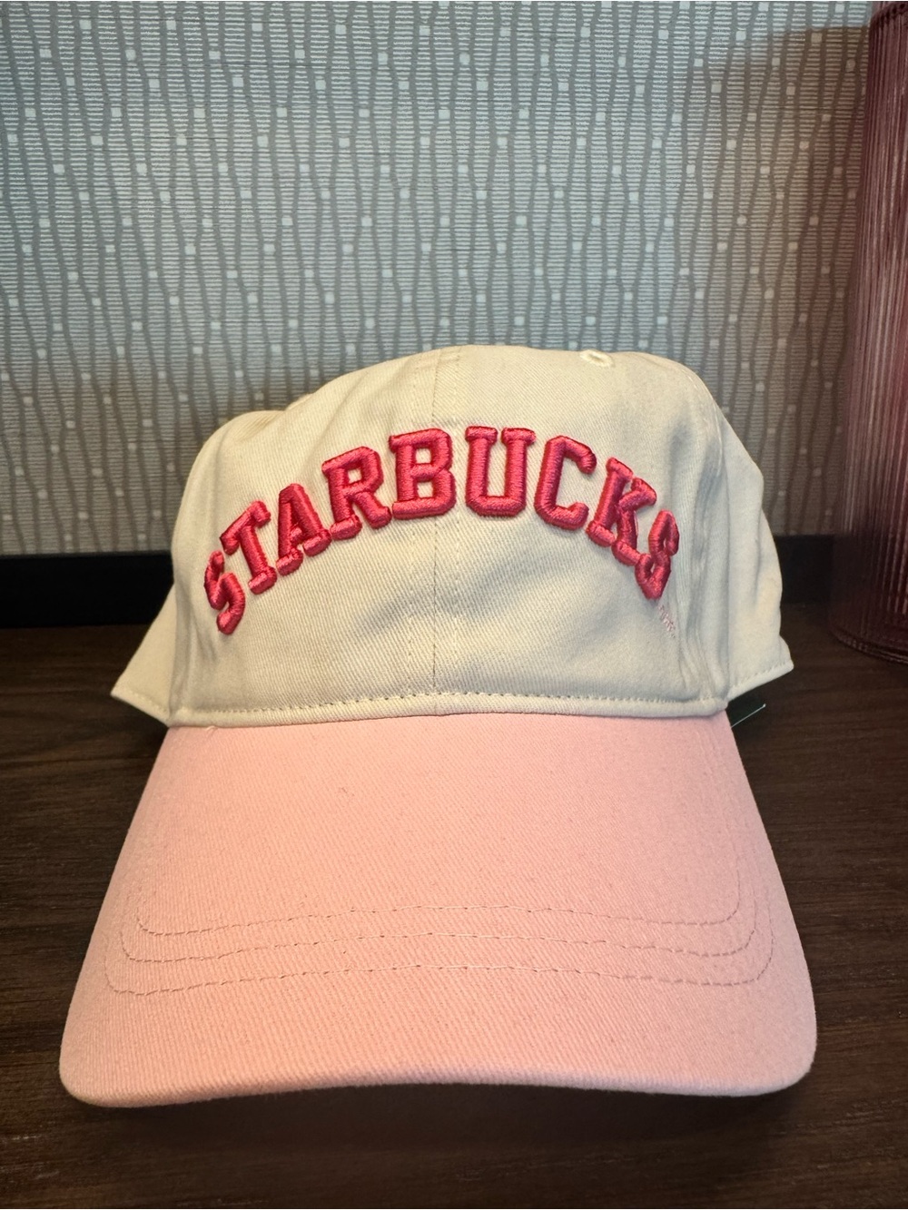 Starbucks Pink & Cream Baseball Cap limited edition pink drink series🍓